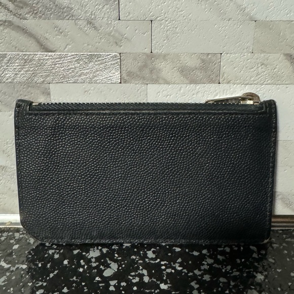 Saint Laurent Fragments Zipped Card Case - Picture 2 of 4